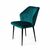 Стул Berg, бархат бирюзовый 87, изображение 2 | Интернет магазин мебели и декора LifeDekor