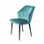 Стул Berg, бархат голубой 88, изображение 6 | Интернет магазин мебели и декора LifeDekor