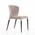 Стул Albert (Альберт), бархат пепельно-бежевый 25 | Интернет магазин мебели и декора LifeDekor