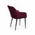 Стул с подлокотниками Robert, бархат винно-красный 16 new, изображение 6 | Интернет магазин мебели и декора LifeDekor
