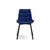 Стул Челси черный / синий, изображение 2 | Интернет магазин мебели и декора LifeDekor