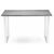 Стол деревянный Лота Лофт 120 25 мм белый матовый / бетон, изображение 2 | Интернет магазин мебели и декора LifeDekor