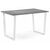 Стол деревянный Лота Лофт 140 25 мм бетон / белый матовый | Интернет магазин мебели и декора LifeDekor