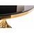 Стол стеклянный Twist gold / black, изображение 2 | Интернет магазин мебели и декора LifeDekor
