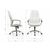 Компьютерное кресло Aragon белое, изображение 2 | Интернет магазин мебели и декора LifeDekor