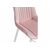 Барный стул Седа велюр розовый / белый, изображение 6 | Интернет магазин мебели и декора LifeDekor