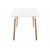 Стол Table 110 white / wood, изображение 4 | Интернет магазин мебели и декора LifeDekor