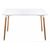 Стол Table 120 white / wood, изображение 3 | Интернет магазин мебели и декора LifeDekor