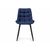 Стул Челси велюр синий / черный, изображение 2 | Интернет магазин мебели и декора LifeDekor