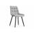 Стул Челси велюр светло-серый / черный | Интернет магазин мебели и декора LifeDekor