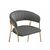 Стул Kamelia 1 dark gray / gold, изображение 5 | Интернет магазин мебели и декора LifeDekor