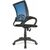 Офисное кресло Формула с синей спинкой из сетки, изображение 3 | Интернет магазин мебели и декора LifeDekor