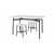 Стол обеденный Калифорния Кросс белый, изображение 3 | Интернет магазин мебели и декора LifeDekor