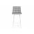 Барный стул Чилли К  светло-серый / белый, изображение 2 | Интернет магазин мебели и декора LifeDekor