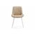 Стул Седа велюр бежевый / белый, изображение 2 | Интернет магазин мебели и декора LifeDekor