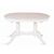 Стол обеденный овальный раздвижной Лилия-1300 (белая эмаль) | Интернет магазин мебели и декора LifeDekor
