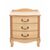 Тумбочка прикроватная "Джульетта" 3 ящ. (светлый дуб) Вис, изображение 3 | Интернет магазин мебели и декора LifeDekor