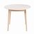 Стол Рэй-d900 круглый (беленый дуб / белая эмаль) | Интернет магазин мебели и декора LifeDekor