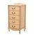 Комод "Джульетта" узкий 5 ящ.(светлый дуб) Вис | Интернет магазин мебели и декора LifeDekor