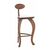 Стул барный 3 ноги гнутые (Орех) | Интернет магазин мебели и декора LifeDekor