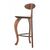 Стул барный 3 ноги гнутые (Орех), изображение 3 | Интернет магазин мебели и декора LifeDekor