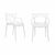 Комплект из 2-х стульев Masters белый | Интернет магазин мебели и декора LifeDekor