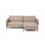 Barcelona диван-кровать с шезлонгом, велюр бежевый, изображение 3 | Интернет магазин мебели и декора LifeDekor