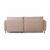 Barcelona диван-кровать с шезлонгом, велюр бежевый, изображение 12 | Интернет магазин мебели и декора LifeDekor