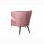 Кресло Richard ромб, бархат пудровый 15, изображение 4 | Интернет магазин мебели и декора LifeDekor