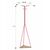 Вешалка напольная Галилео 213 розовый/шимо, изображение 4 | Интернет магазин мебели и декора LifeDekor