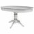 Стол обеденный Фидея 4 раздвижной белый/серебро 90/130*90, изображение 2 | Интернет магазин мебели и декора LifeDekor