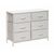Комод "Линкс" 6 ящиков (каркас Белый / ящики Белый) | Интернет магазин мебели и декора LifeDekor