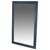 Зеркало навесное Берже 24-105 серый графит 105 см х 65 см | Интернет магазин мебели и декора LifeDekor