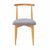 Cтул Rebel cерый, опора бук светлый, изображение 2 | Интернет магазин мебели и декора LifeDekor
