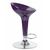 Стул барный DOBRIN BOMBA, фиолетовый металлик, Вариант: фиолетовый металлик, изображение 3 | Интернет магазин мебели и декора LifeDekor