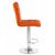 Стул барный DOBRIN KRUGER, оранжевый, Вариант: оранжевый, изображение 3 | Интернет магазин мебели и декора LifeDekor