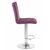 Стул барный DOBRIN KRUGER, фиолетовый, Вариант: фиолетовый, изображение 3 | Интернет магазин мебели и декора LifeDekor