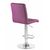 Стул барный DOBRIN KRUGER, фиолетовый, Вариант: фиолетовый, изображение 4 | Интернет магазин мебели и декора LifeDekor