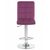 Стул барный DOBRIN KRUGER, фиолетовый, Вариант: фиолетовый, изображение 6 | Интернет магазин мебели и декора LifeDekor