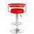 Стул барный DOBRIN MARTA, красный, Вариант: красный, изображение 5 | Интернет магазин мебели и декора LifeDekor