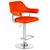 Стул барный DOBRIN CHARLY, оранжевый, Вариант: оранжевый, изображение 2 | Интернет магазин мебели и декора LifeDekor