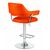 Стул барный DOBRIN CHARLY, оранжевый, Вариант: оранжевый, изображение 4 | Интернет магазин мебели и декора LifeDekor