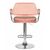 Стул барный DOBRIN CHARLY, пудрово-розовый велюр (MJ9-32), Вариант: пудрово-розовый велюр (MJ9-32), изображение 5 | Интернет магазин мебели и декора LifeDekor