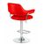 Стул барный DOBRIN CHARLY, красный, Вариант: красный, изображение 4 | Интернет магазин мебели и декора LifeDekor