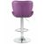 Стул барный DOBRIN BARNY, фиолетовый, Вариант: фиолетовый, изображение 3 | Интернет магазин мебели и декора LifeDekor