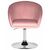 Кресло дизайнерское DOBRIN EDISON, розовый велюр (1922-16), Вариант: розовый велюр (1922-16), изображение 6 | Интернет магазин мебели и декора LifeDekor