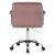 Офисное кресло для персонала DOBRIN TERRY, пудрово-розовый велюр (MJ9-32), Вариант: пудрово-розовый велюр (MJ9-32), изображение 5 | Интернет магазин мебели и декора LifeDekor
