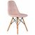 Стул обеденный DOBRIN BENNET, ножки светлый бук, пудрово-розовый велюр (HLR-39), Вариант: ножки светлый бук, пудрово-розовый велюр (HLR-39), изображение 2 | Интернет магазин мебели и декора LifeDekor