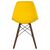 Стул обеденный LMZL-PP623, ножки тёмный бук, цвет сиденья жёлтый, Вариант: ножки тёмный бук, цвет сиденья жёлтый, изображение 5 | Интернет магазин мебели и декора LifeDekor