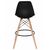 Стул барный LMZL-PP623G, ножки светлый бук, цвет сиденья чёрный, Вариант: ножки светлый бук, цвет сиденья чёрный, изображение 5 | Интернет магазин мебели и декора LifeDekor
